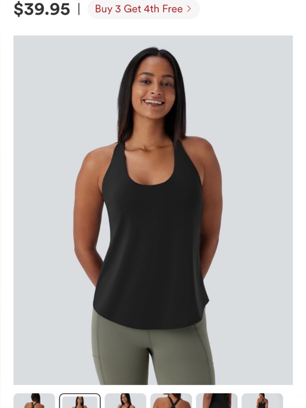 Halara Yoga Tank NWT